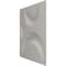 Ekena Millwork 11 7/8in. W x 11 7/8in. H Seville EnduraWall Decorative 3D Wall Panel Covers 0.98 Sq. Ft. WP12X12SEGBW - alternate 5